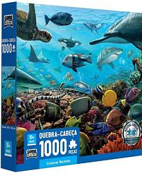 Quebra-cabeça Fundo do mar - 1000 peças 